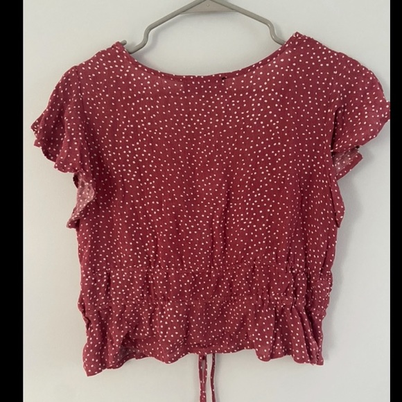Lulus tie front top - Picture 4 of 5